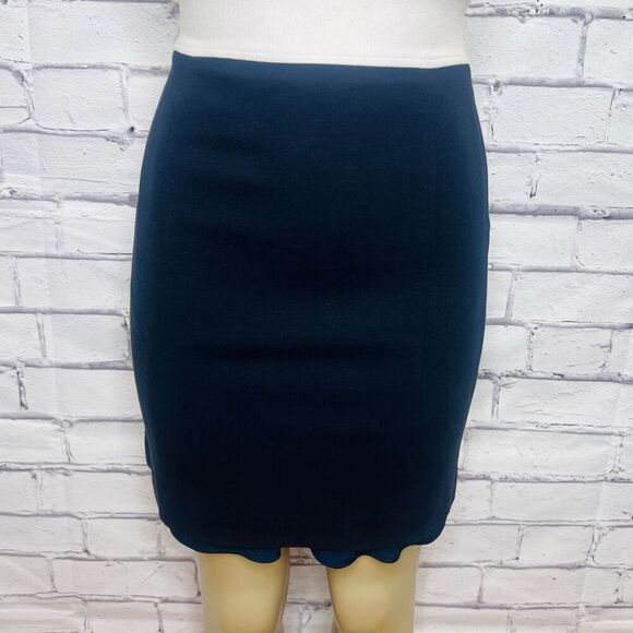 Milly Womens Black White Color Block Sheath Dress Size Small - Picture 2 of 11